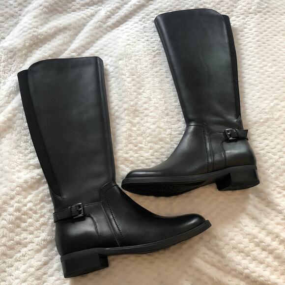 Blondo Evie Black Waterproof Knee-High Boots - Picture 2 of 16